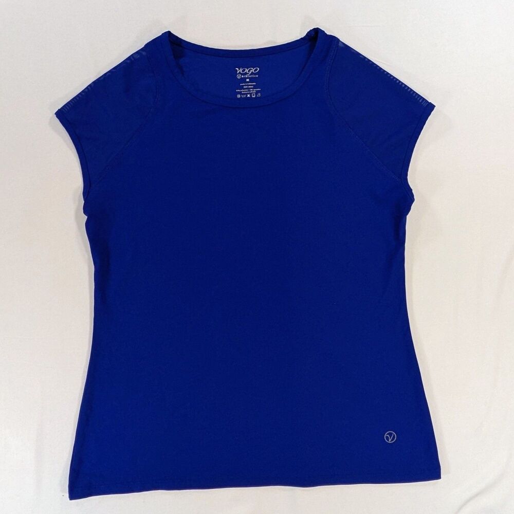 Vogo Athletica Dark Blue Short Sleeve T-Shirt Size Medium Athleisure Gorpcore